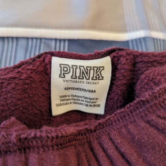 Pink Fleece Baggy Campus Sweatpants - Picture 3 of 6